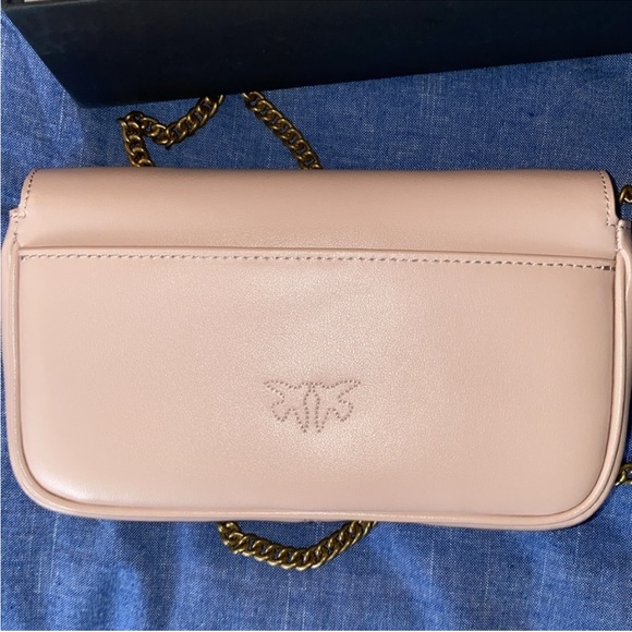 Pinko Love Pocket Simply Je C Vit. Seta, Pink/Dusty Pink-Antique Gold - Picture 5 of 7